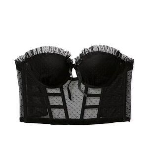 Victoria's Secret Black Lace Bandeau